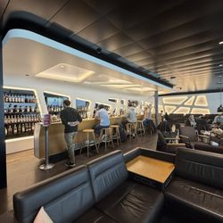 Swiss Lounge E - Whiskey Bar inside the Swiss Air lounge