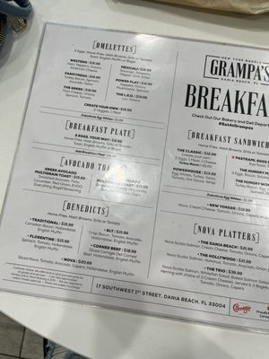Menu photo 4 Grampa's Restaurant Hollywood, FL Menu photo 4 Grampa's Restaurant Hollywood, FL