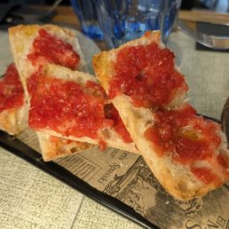 Coca bread with tomato Coca bread with tomato