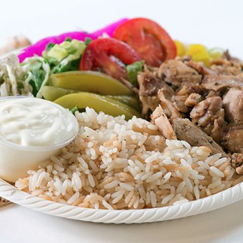 The Spinning Grill - Chicken shawarma over rice - Mediterranean Near Me - Watertown, New York The Spinning Grill - Chicken shawarma over rice - Mediterranean Near Me - Watertown, New York