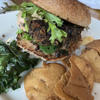 Cafe Stella - Black bean burger - Coffee & Tea Near Me - Norfolk, Virginia Cafe Stella - Black bean burger - Coffee & Tea Near Me - Norfolk, Virginia