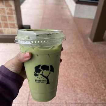 Kirari West Bake Shop - Large iced matcha with almond milk and honey sweetener - Bakeries Near Me - Redondo Beach, California Kirari West Bake Shop - Large iced matcha with almond milk and honey sweetener - Bakeries Near Me - Redondo Beach, California