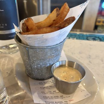 Alici Oyster Bar - Fries with old bay aioli - Seafood Near Me - Atlanta, Georgia Alici Oyster Bar - Fries with old bay aioli - Seafood Near Me - Atlanta, Georgia