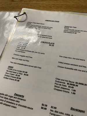 Menu photo 3 Madres Cocina Forney, TX