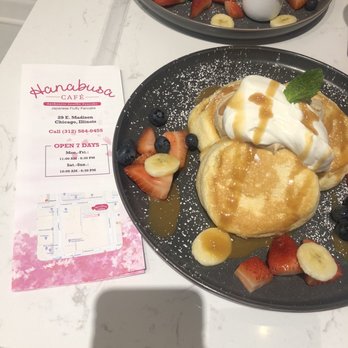 Hanabusa Cafe - Matcha Pancake, Sea Salt Caramel Pancake - Pancakes Near Me - Chicago, Illinois Hanabusa Cafe - Matcha Pancake, Sea Salt Caramel Pancake - Pancakes Near Me - Chicago, Illinois