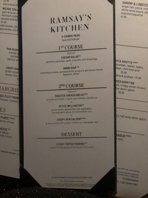 Menu photo 1 Ramsay's Kitchen Las Vegas, NV Menu photo 1 Ramsay's Kitchen Las Vegas, NV