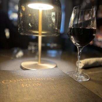 Commission Row - A glass of Prelius Cabernet Sauvignon - Steakhouses Near Me - Indianapolis, Indiana