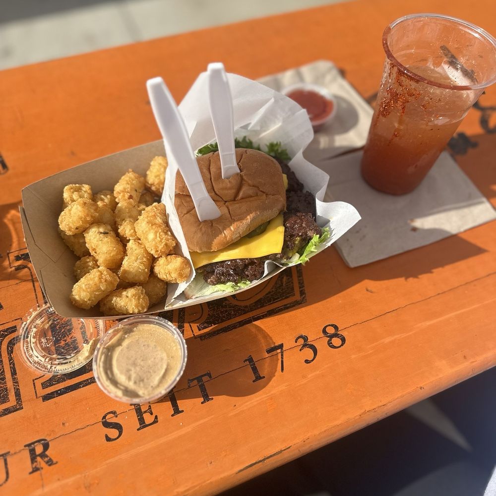 Thompson Brewing - American burger and tots - American Near Me - Riverside, California Thompson Brewing - American burger and tots - American Near Me - Riverside, California