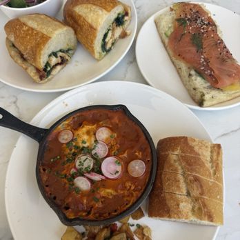 Chaupain Bakery - Shakshouka de Tunis, Chicken Pesto Sandwich, Smoked Salmon Tartine - Bakeries Near Me - San Clemente, California Chaupain Bakery - Shakshouka de Tunis, Chicken Pesto Sandwich, Smoked Salmon Tartine - Bakeries Near Me - San Clemente, California