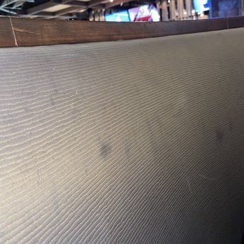 Yard House - Food stuck on the booth.. felt very dirty. - New American Near Me - Rancho Mirage, California Yard House - Food stuck on the booth.. felt very dirty. - New American Near Me - Rancho Mirage, California