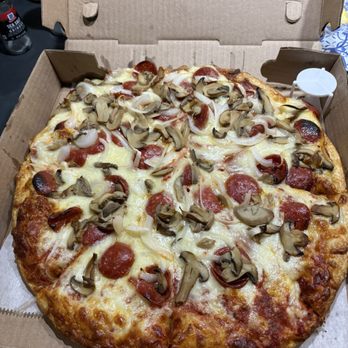Sneaker's - Small, cheese, pep, mush, & onion - American Near Me - Buffalo, New York Sneaker's - Small, cheese, pep, mush, & onion - American Near Me - Buffalo, New York