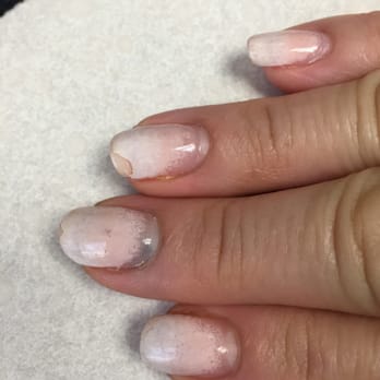 Lux Nailspa - Awful attempt at ombré $70 and this is what they look like 1.5 weeks later smh. - Nail Salons Near Me - Hawthorne, California Lux Nailspa - Awful attempt at ombré $70 and this is what they look like 1.5 weeks later smh. - Nail Salons Near Me - Hawthorne, California