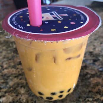 Fusion - Thai tea w boba - Coffee & Tea Near Me - Rancho Cordova, California Fusion - Thai tea w boba - Coffee & Tea Near Me - Rancho Cordova, California