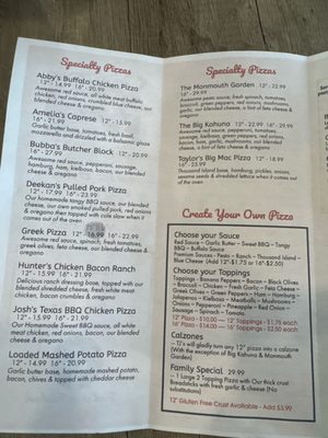 Menu photo 1 Tj's Pizzeria Winthrop, ME