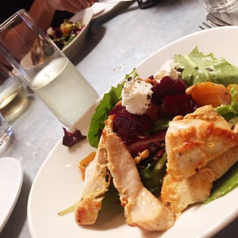 Centonove - Beet and goat cheese salad with grilled chicken added. De-lish! - Italian Near Me - Los Gatos, California