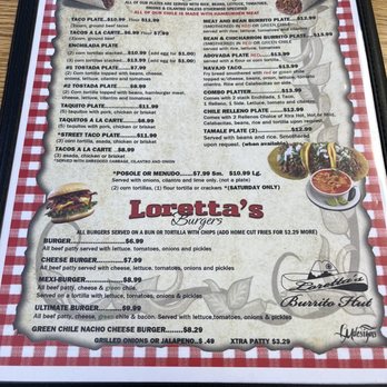 Loretta's Burrito Hut - New Mexican Cuisine Near Me - Tucumcari, New Mexico Loretta's Burrito Hut - New Mexican Cuisine Near Me - Tucumcari, New Mexico