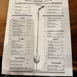 Rainy Days - Menu