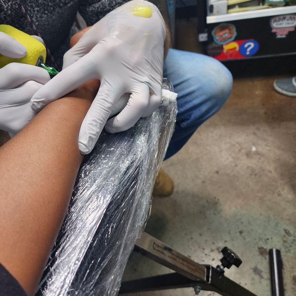 Revved Up Tattoos - Brett putting in work - Piercing Near Me - Indianapolis, Indiana Revved Up Tattoos - Brett putting in work - Piercing Near Me - Indianapolis, Indiana