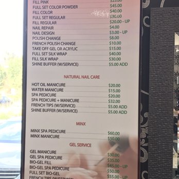 The Nail Spa - Some of the prices - Nail Salons Near Me - Calabasas, California The Nail Spa - Some of the prices - Nail Salons Near Me - Calabasas, California