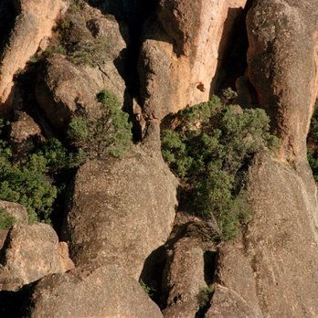 High Peaks Trail - Close-up view of amazing stone formation north of High Peaks Trail. I used 300mm telephoto lens. - Hiking Near Me - Paicines, California