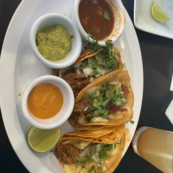 Del Campo Restaurant - Tacos de Birria con Queso with Tamarindo - Latin American Near Me - Woodbridge, Virginia