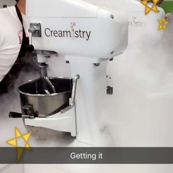 Creamistry - So cool watching our ice cream made from scratch! Fresh and yummy! - Desserts Near Me - Cerritos, California