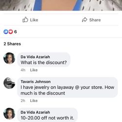National Pawn and Jewelry - The comment I posted before I was blocked.