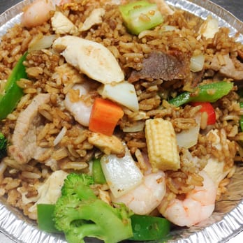 Wee Wok Express - Wee Wok Special Fried Rice. Loaded with mixed vegetables, beef, chicken, bbq pork and shrimp. - Chinese Near Me - Peterborough, Ontario Wee Wok Express - Wee Wok Special Fried Rice. Loaded with mixed vegetables, beef, chicken, bbq pork and shrimp. - Chinese Near Me - Peterborough, Ontario