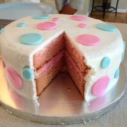 Pour Sisters Bakery - Gender Reveal Cake
