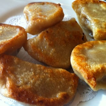 Lao Sze Chuan - Fresh house made pork dumplings. So good! - Szechuan Near Me - Chicago, Illinois