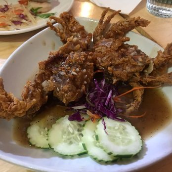 Basil & Co - Garlic pepper soft shell crab - Thai Near Me - Diamond Bar, California Basil & Co - Garlic pepper soft shell crab - Thai Near Me - Diamond Bar, California