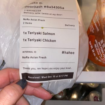Nora Asian Fresh - We got 2 teriyaki chicken plates instead, rather frustrating - Sushi Bars Near Me - Mesa, Arizona Nora Asian Fresh - We got 2 teriyaki chicken plates instead, rather frustrating - Sushi Bars Near Me - Mesa, Arizona