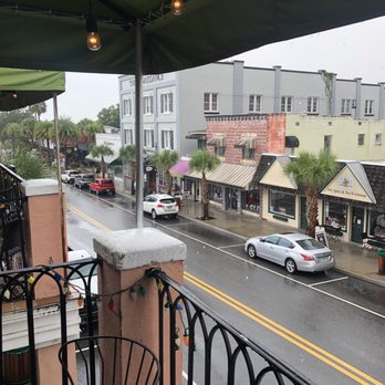 One Flight Up Cafe - View from the balcony - Salad Near Me - Mount Dora, Florida