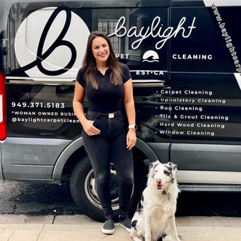 Baylight Carpet Cleaning - Owner Monica and her puppy Rioux - Carpet Cleaning Near Me Baylight Carpet Cleaning - Owner Monica and her puppy Rioux - Carpet Cleaning Near Me