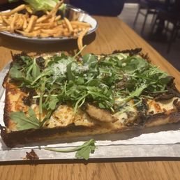 Black Truffle Mushroom Detroit Style Pizza
