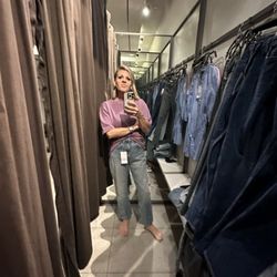 Zara - Denim try on