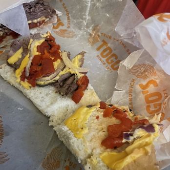 TOGO'S Sandwiches - Cold and sad cheese steak sandwich no lettuce or tomato's as requested - Sandwiches Near Me - Fontana, California TOGO'S Sandwiches - Cold and sad cheese steak sandwich no lettuce or tomato's as requested - Sandwiches Near Me - Fontana, California