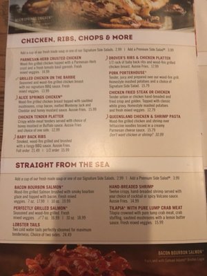 Menu photo 5 Outback Steakhouse Euless, TX