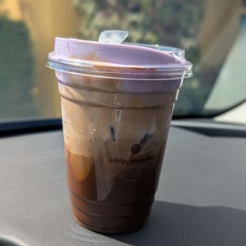 Drip and Sip Coffee - Ube coffee 1/2 sweet and less ice - Coffee & Tea Near Me - Chino, California Drip and Sip Coffee - Ube coffee 1/2 sweet and less ice - Coffee & Tea Near Me - Chino, California