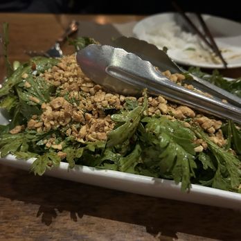 Plenty of Clouds - Collared greens salad - Asian Fusion Near Me - Seattle, Washington Plenty of Clouds - Collared greens salad - Asian Fusion Near Me - Seattle, Washington