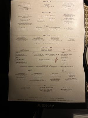 Menu photo 7 Toca Madera Houston, TX