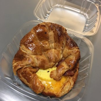 Engine Co No 28 - $10 dollars of lovely cheese, bacon and egg stuff between a greasy microwaved croissant... - American Near Me - Los Angeles, California