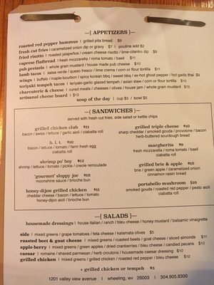 Menu photo 4 Avenue Eats Wheeling, WV