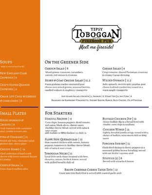 Menu photo 7 The Tipsy Toboggan Fall River, MA
