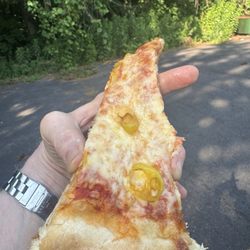 Sorrento's Pizzeria & Restaurant - Slice of hot peppers pie. Very cheap in the peppers