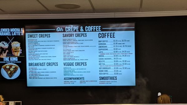 Menu photo 1 Oh Crêpe and Coffee Sault Ste. Marie, MI Menu photo 1 Oh Crêpe and Coffee Sault Ste. Marie, MI