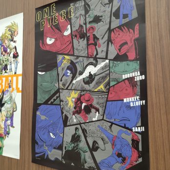Shonen Jump Shop - Such cool posters - Toy Stores Near Me - Torrance, California