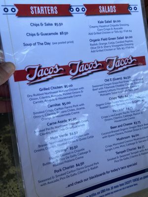 Menu photo 3 Tacovore Eugene, OR