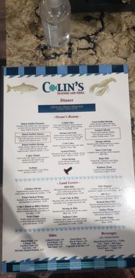 Menu photo 4 Colin's Seafood and Grill Baltimore, MD