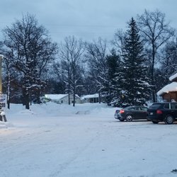 M-55 Market - Out front. Can be spotted from the road easily.